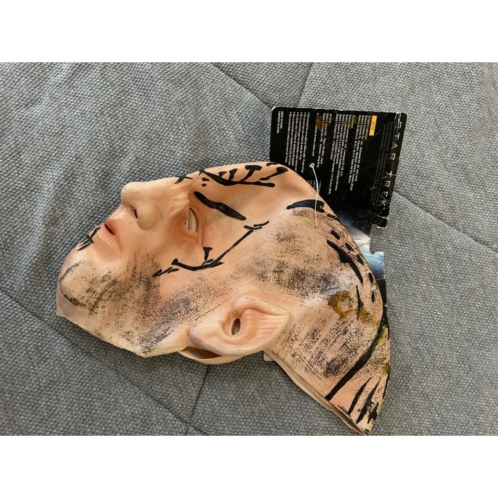 LICENSED ADULT MENS STAR TREK MOVIE NERO MASK HALLOWEEN‎ COSTUME ACCESSORY 2009